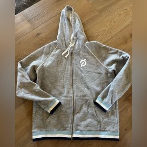 Peloton Grey Hoodie Jacket size Large